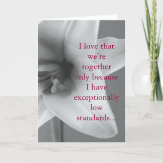 Ik hou ervan dat we samen zijn, alleen omdat... kaart