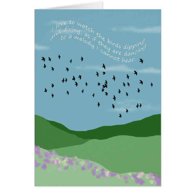 ik hou ervan de vogels te zien (Voorkant)