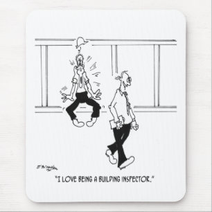 Ik hou ervan een bouwinspecteur te zijn muismat