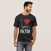 Ik hou ervan een dokter te zijn t-shirt (Voorkant volledig)