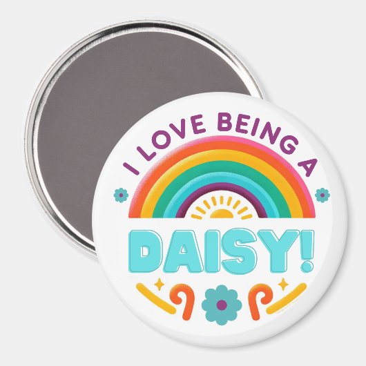 Ik hou ervan een madeliefje te zijn scoutingmagnee magneet (Voorkant / Achterkant)