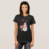 Ik hou ervan een non-Snowman kerstfeest te zijn T-shirt (Voorkant volledig)