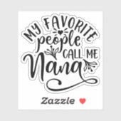 Ik hou ervan een oma te zijn sticker (Vel)