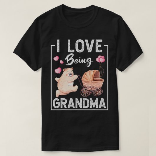 Ik hou ervan een oma Valentijn Gift Mannen vader t T-shirt (Design voorkant)
