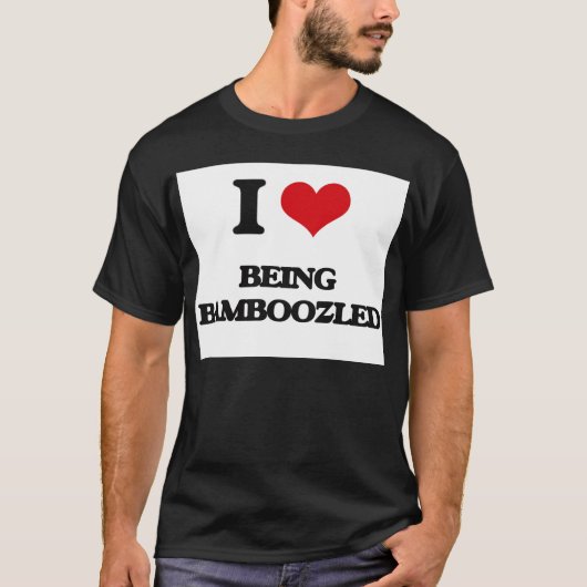 Ik hou ervan gebamboozled te worden t-shirt (Voorkant)