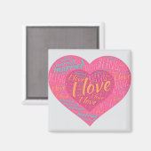 ik hou ervan getrouwd te zijn magneet (Voorkant / Achterkant)