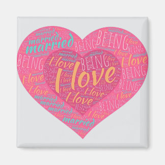 ik hou ervan getrouwd te zijn magneet