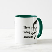 Ik hou ervan Geweldige te zijn Mok (Voorkant rechts)