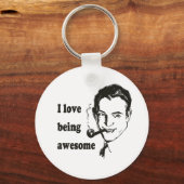 Ik hou ervan Geweldige te zijn Sleutelhanger (Voorkant)