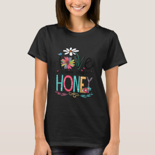 Ik hou ervan honingzonnebloem-Shirt te noemen T-shirt