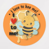 Ik hou ervan mij te zijn! 5x3 vel labels (Design 1)