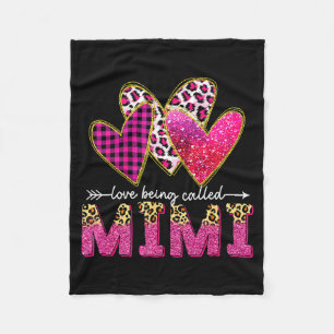 Ik hou ervan Mimi oma valentijn moeders genoemd te Fleece Deken