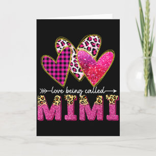 Ik hou ervan Mimi oma Valentijn Moeders te worden  Kaart
