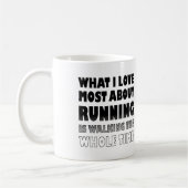 Ik hou ervan niet hardlopen Funny Mok or Reisbeker (Links)
