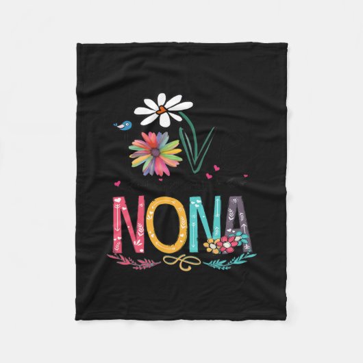 Ik hou ervan nonna Sunflower Shirt te noemen Fleece Deken (Voorkant)
