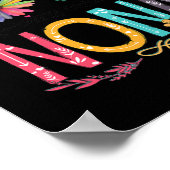 Ik hou ervan nonna Sunflower Shirt te noemen Poster (Hoek)