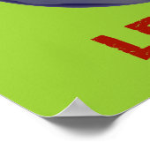 Ik hou ervan of laat het achter poster (Hoek)