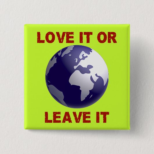 Ik hou ervan of laat het achter vierkante button 5,1 cm (Voorkant)
