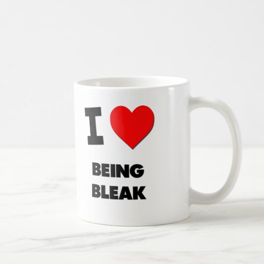 Ik hou ervan om Bleak te zijn Koffiemok (Rechts)