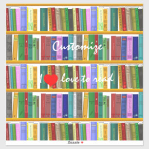 Ik hou ervan om Boeken te lezen Thunder_Cove Sticker