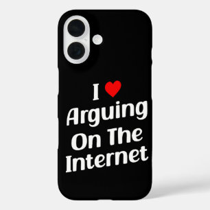 Ik hou ervan om chronisch grappig te discussiëren iPhone 16 hoesje