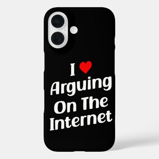 Ik hou ervan om chronisch grappig te discussiëren  Case-Mate iPhone case (Achterkant)