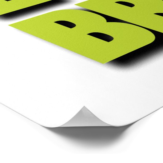 Ik hou ervan om de bomen te redden poster (Hoek)