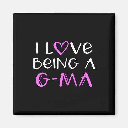 Ik hou ervan om een G-MA Schattige Cool GMA te zij Magneet (Voorkant)