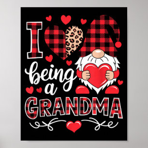 Ik hou ervan om een oma-gnome te zijn, bijpassende poster