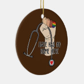 Ik hou ervan om gezondheidswerkers te zijn keramisch ornament (Rechts)