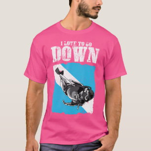 Ik hou ervan om grappig te duiken voor duikers t-shirt