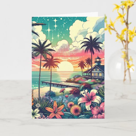 Ik hou ervan om het leven met jou te doen | Gelukk Kaart (Gele Bloem)