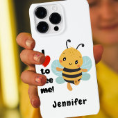 ik hou ervan om mijzelf te zijn aangepaste naam wi iPhone hoesje