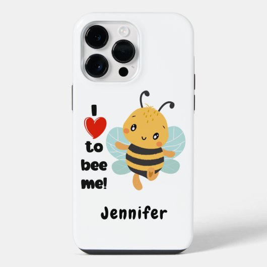 ik hou ervan om mijzelf te zijn aangepaste naam wi iPhone hoesje (Achterkant)