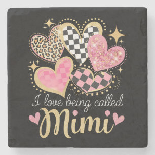 Ik hou ervan om Mimi oma moeder te worden genoemd  Stenen Onderzetter