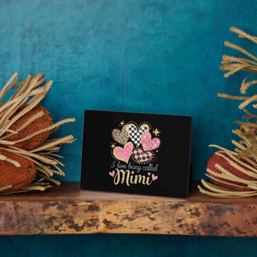 Ik hou ervan om Mimi Oma Moederdag genoemd te word Fotoplaat (Zijkant)