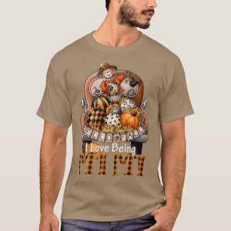 Ik hou ervan om Mimi Pset Truck Farmer Pumpkin Spi T-shirt