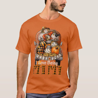 Ik hou ervan om Mimi Pset Truck Farmer Pumpkin Spi T-shirt