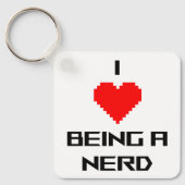 Ik hou ervan om nerd te zijn sleutelhanger (Voorkant)