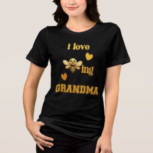 Ik hou ervan om oma te zijn Tri-Blend shirt