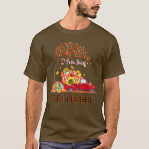 Ik hou ervan om opa Herfst Leopard Pumpkins te zij T-shirt