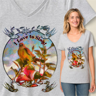 Ik hou ervan om Rooftop Social Visitor 2338 te zin T-shirt