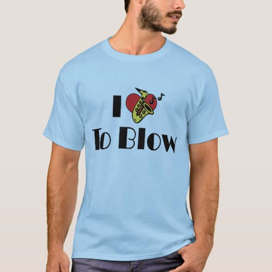 Ik hou ervan om T-shirts op te blazen (Voorkant)