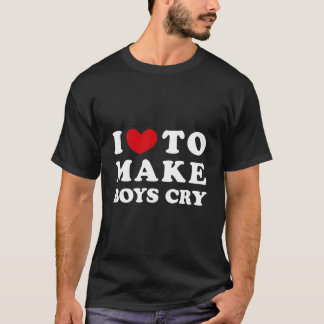 Ik hou ervan om te huilen Ik vind het leuk om te h T-shirt