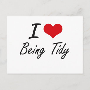 Ik hou ervan om tindig artistiek design te zijn briefkaart