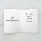 IK HOU ERVAN OM VERJAARDAGEN MET JE TE DELEN - STR KAART (Binnen)