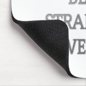 Ik hou ervan om vreemd raar te zijn: vet tekstontw muismat (Hoek)