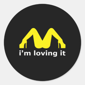 Ik hou ervan ronde sticker