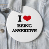 Ik hou ervan seratief te zijn ronde button 6,0 cm (In situ)