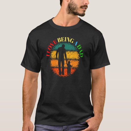 Ik hou ervan vader te zijn t-shirt (Voorkant)